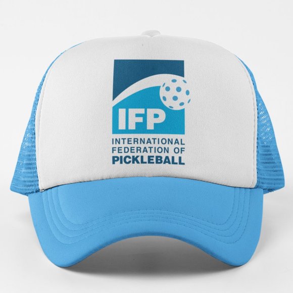 NEW IFP International Federation Pickleball Foam Trucker Mesh Snapback Hat 2TONE - Picture 1 of 3